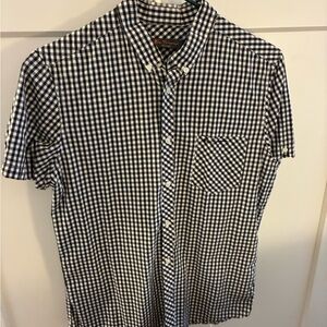 Ben Sherman Black and White Gingham Shirt